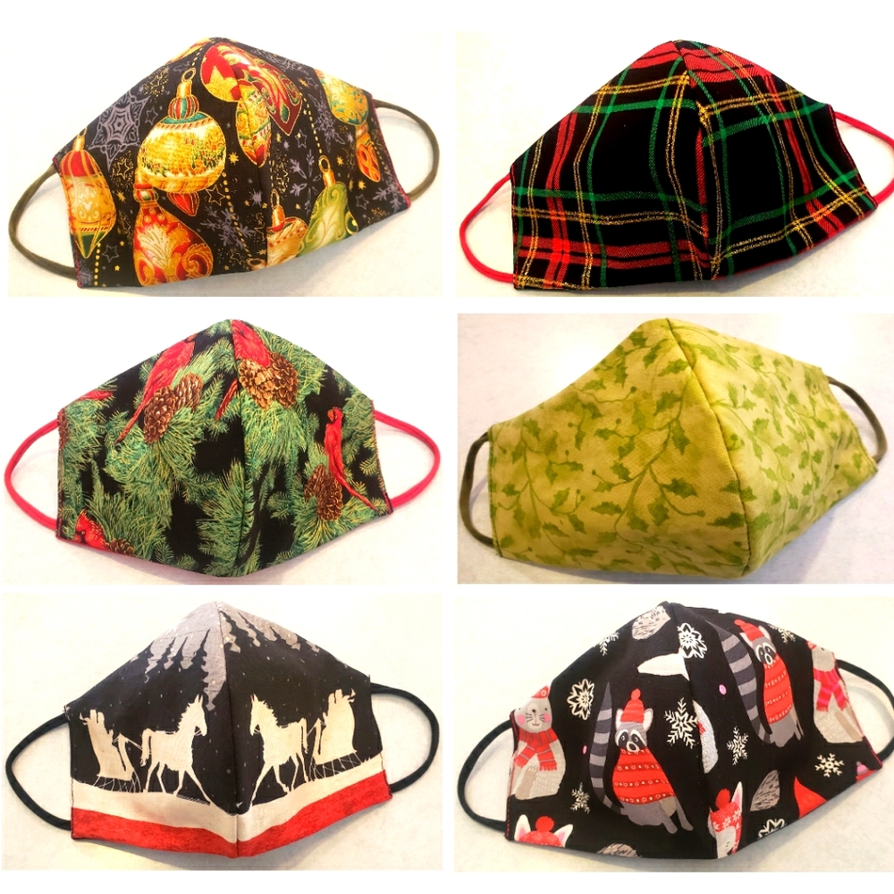 Christmas 🎄⛄ Face Masks Adult Size New